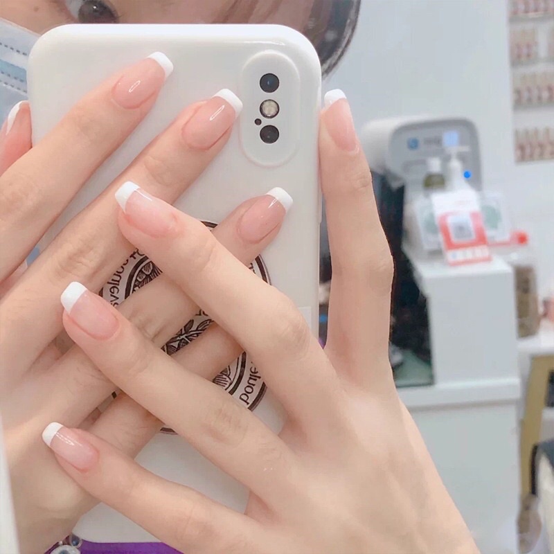 Set 24 móng tay giả thời trang có sẵn keo dán