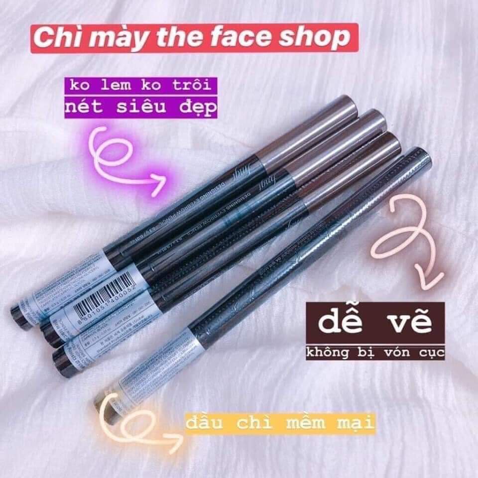 Chì Kẻ Mày 2 Đầu FMGT Designing Eyebrown Pencil mẫu mới - Full màu