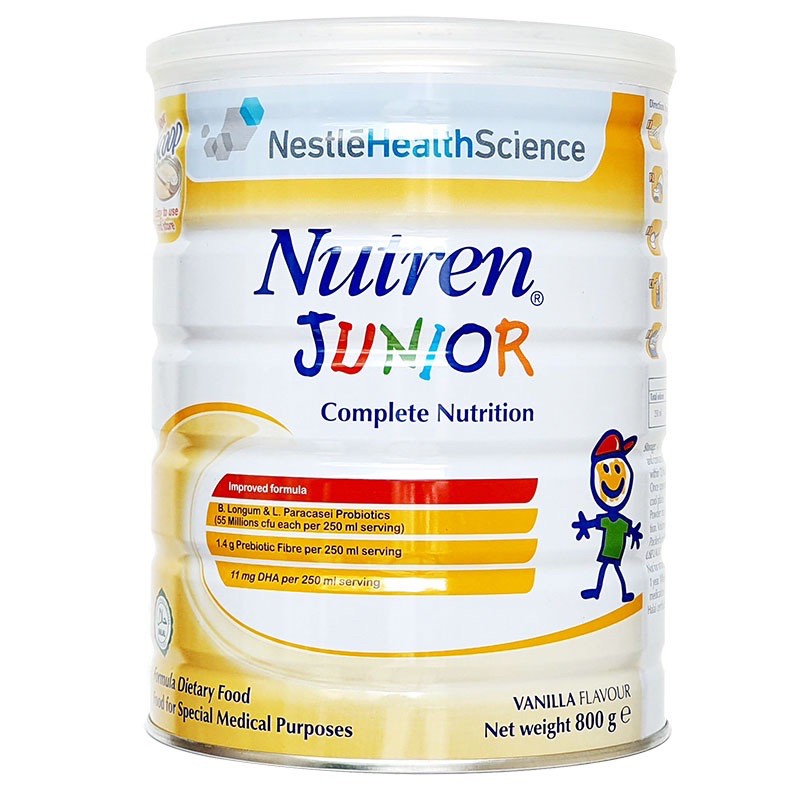 sữa bột nutren junior 800gram