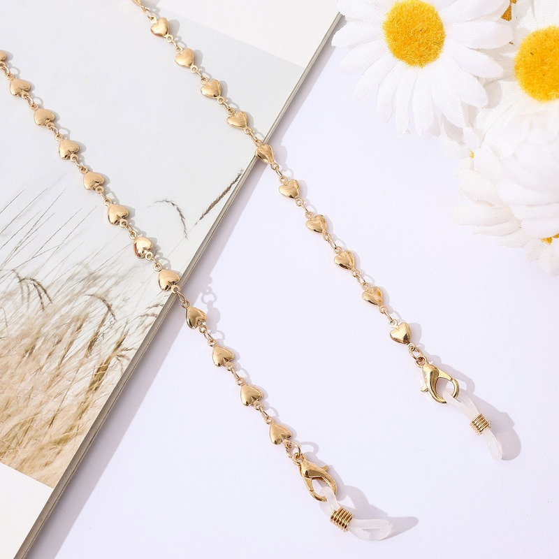 Dây Xích Kim Loại Gắn Mắt Kính Chống Mất 2 Trong 1