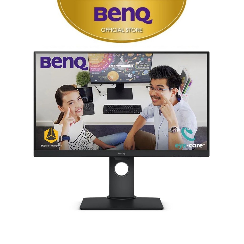 Màn hình BenQ GW2480T 24 inch IPS 1080p bảo vệ mắt &amp; chân đế điều chỉnh độ cao phù hợp học tập &amp; làm việc văn phòng