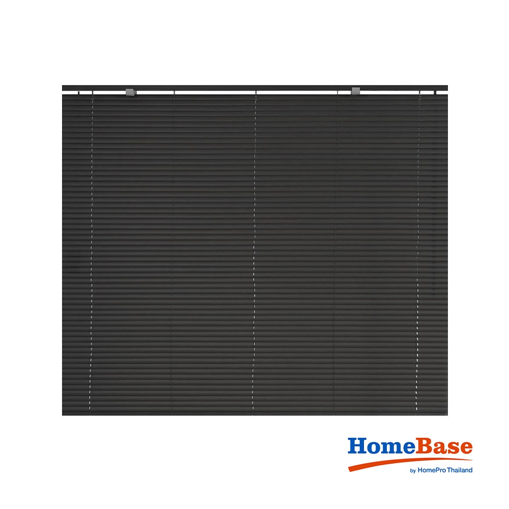 HomeBase HLS Rèm Màn cửa cuốn nhựa vinyl R155xC130cm màu xám đậm