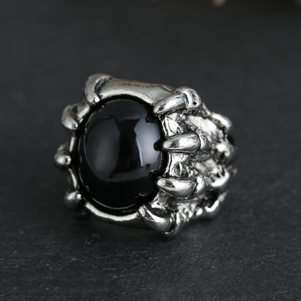 Nhẫn Nam Hình Móng Vuốt Rồng Phong Cách Vintage|Vòng Đeo Tay Kiểu Hip-Hop Gothic Cá Tính