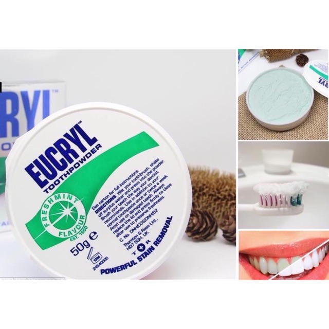 Bột tẩy trắng răng Eucry
