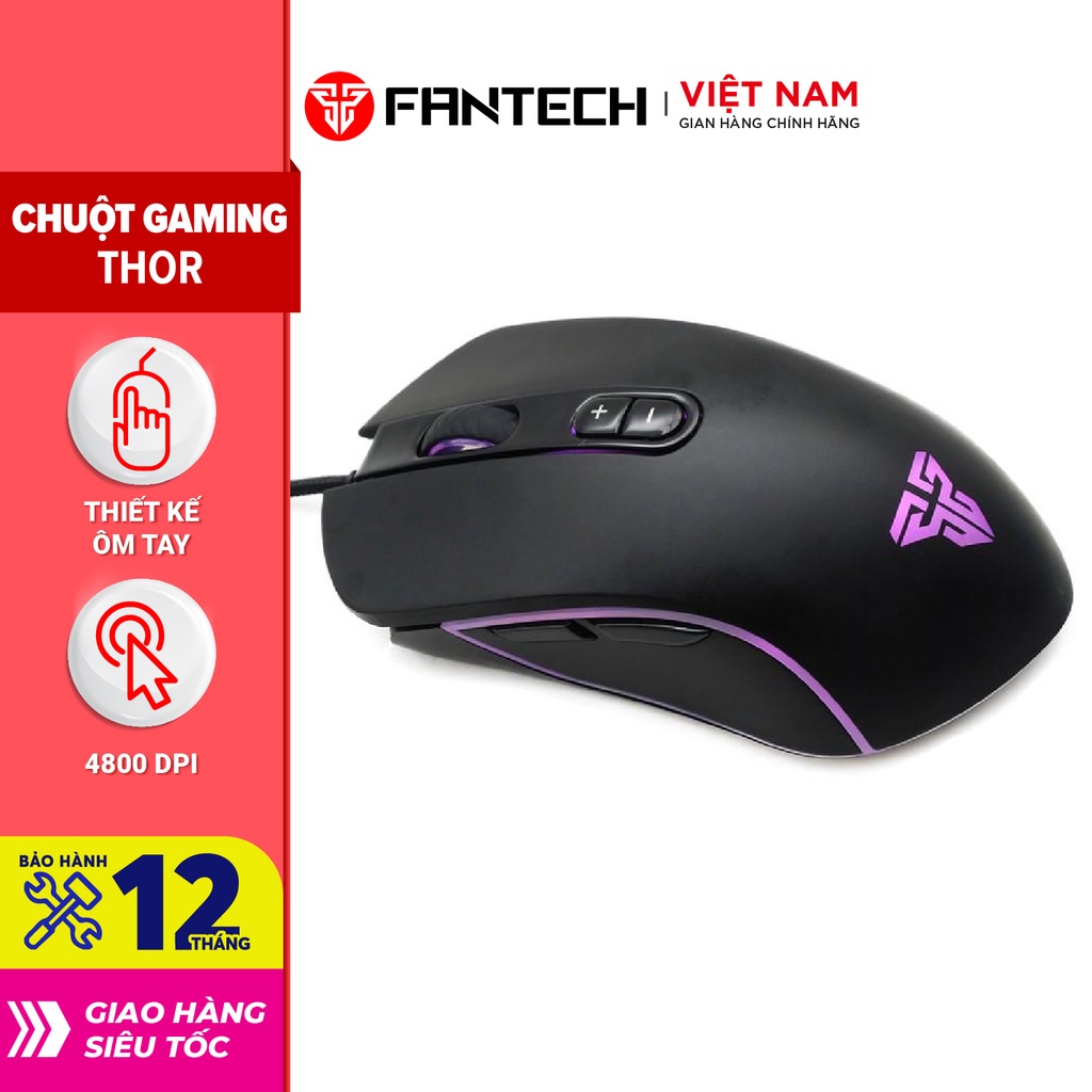 Combo Gaming FANTECH Tiêu Chuẩn Chuột X9 THOR + Lót Chuột MP25/MP292 - Hãng Phân Phối Chính Thức