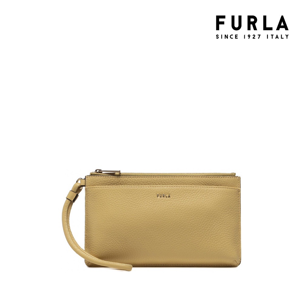 [Mã FAPRE4 giảm 10% đơn từ 1tr] Ví Cầm Tay Nữ E Furla Babylon S Envelope - Vàng