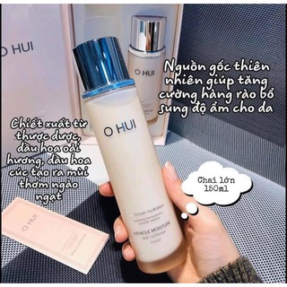 [ SALE TÁCH SÉT ] Nước hoa hồng dưỡng ẩm cho da khô OHUI Miracle Moisture Skin Softener Moist 150ml ( Linhnam_