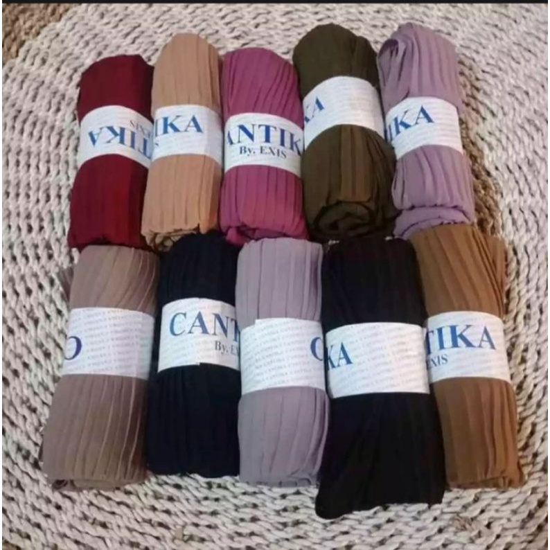 Khăn Che Toàn Diện Xếp Ly Pashmina