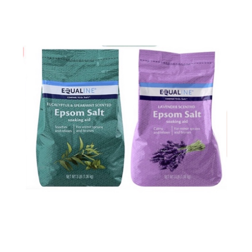 Muối Tắm Equaline Epsom Salt 1.36kg - Hương Oải Hương và Bạch Đàn