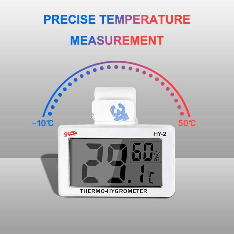 Nhiệt kế tủ lạnh chống thấm nước có độ chính xác cao kỹ thuật số LED, nhiệt kế làm lạnh tủ đông, màn hình kỹ thuật số LCD chính xác