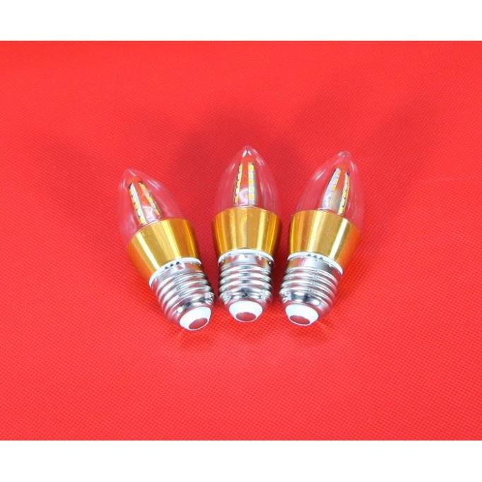 Bóng đèn LED C35 4w hình quả nhót đổi màu đui E27