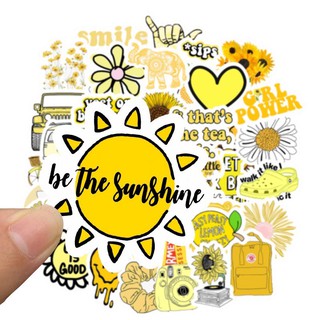 Set 50 sticker 4ever Yellow