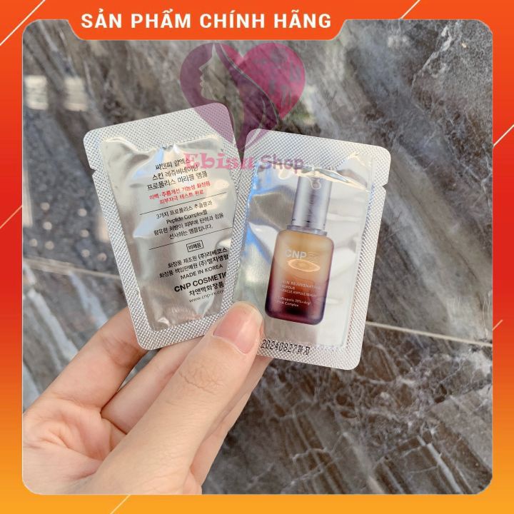 Gói tinh chất dưỡng ẩm keo ong Skin Rejuvenating Propolis Miracle Ampule Serum 1ml_Ebisu cosmetics