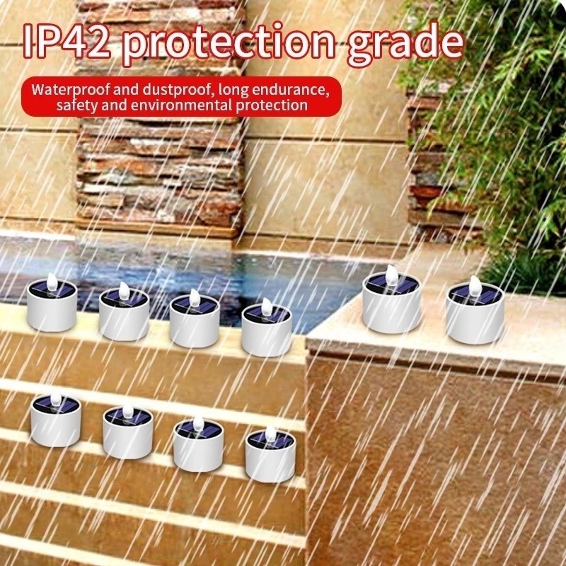 Đèn LED Hình Nến Không Khung Sử Dụng Năng Lượng Mặt Trời Dùng Trang Trí Tiệc