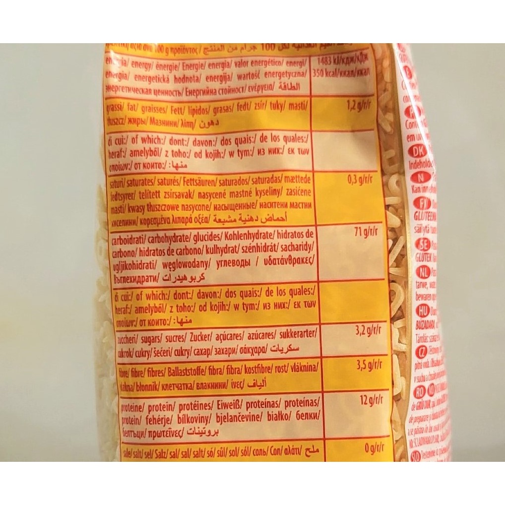 NUI Ý 24 CHỮ CÁI  PASTA ZARA Alphabet Pasta
