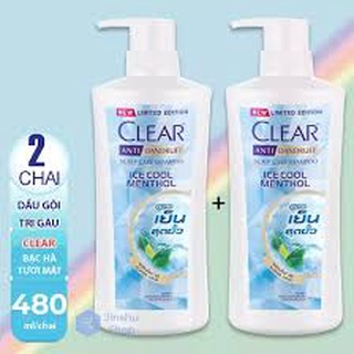 Dầu Gội Clear Bạc Hà 400ml Thái Lan