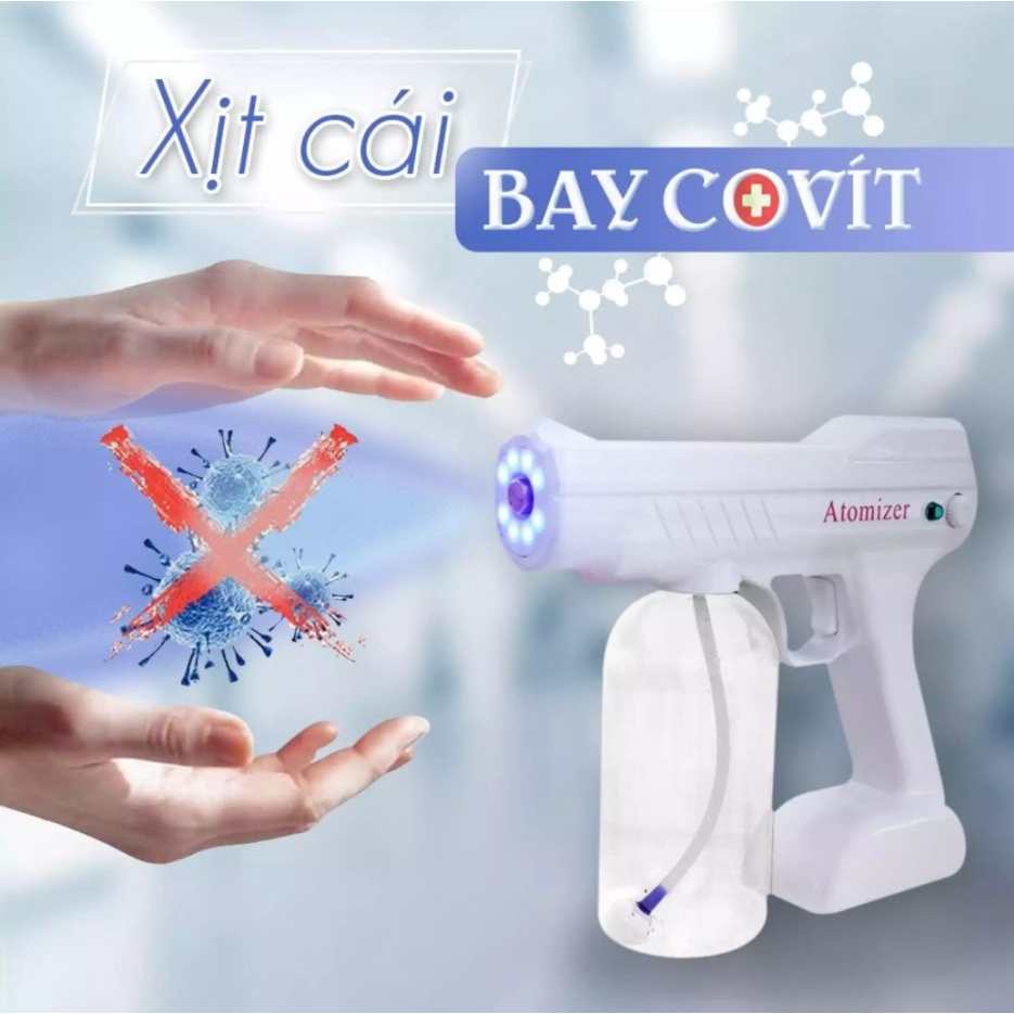 Máy xịt Khử khuẩn Nano 8 Đầu, máy phun xịt cồn cao cấp, khử trùng, khử mùi - An toàn tiện lợi