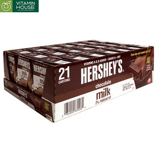 Thùng 18 hộp sữa Socola Mỹ Hershey's Chocolate 236ml Mẫu mới [Vitamin House]