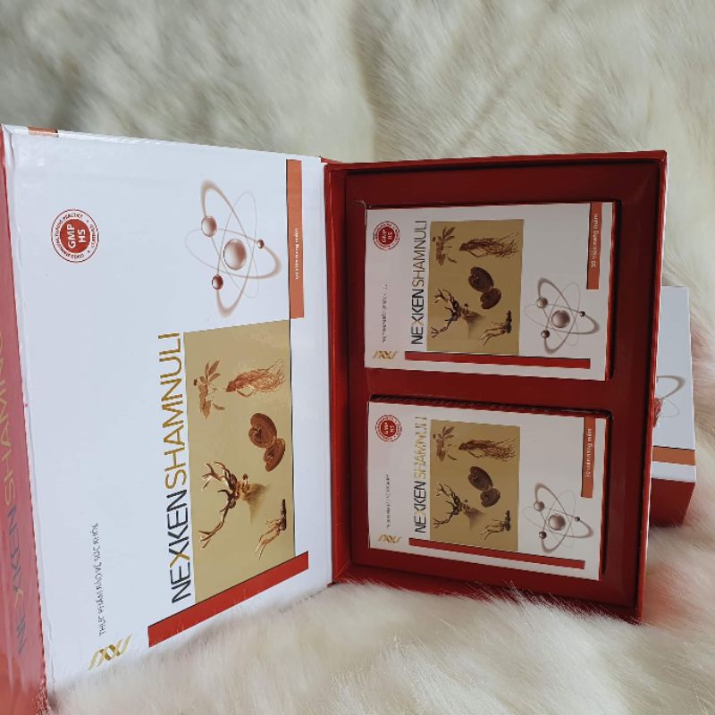 Combo 2 hộp Sâm Nexken Shamnuli- Thực phẩm bảo vệ sức khỏe, bộ thận, tráng duong tăng cường sinh lý.
