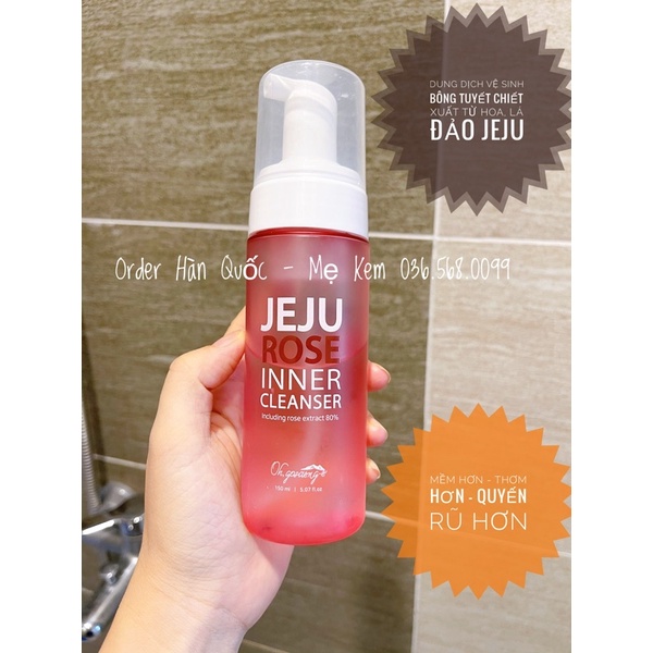 Dung dịch vệ sinh Jeju Rose Inner Cleanser 150ml