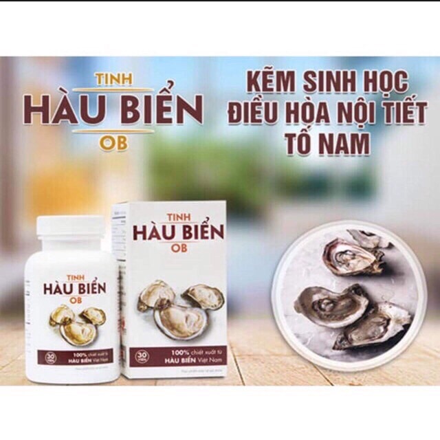 Tinh Hàu Biển OB (nam rối loạn cương dương, xuất tinh sớm, sinh lý yếu, giúp tăng ham muốn, tăng chất lượng tinh trùng..