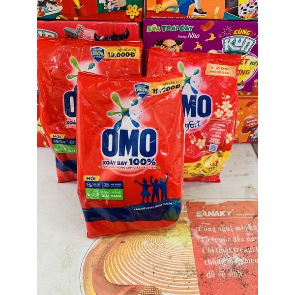 Bột Giặt Tay Omo 800g/1,2Kg Hệ Bọt Thông Minh Mới