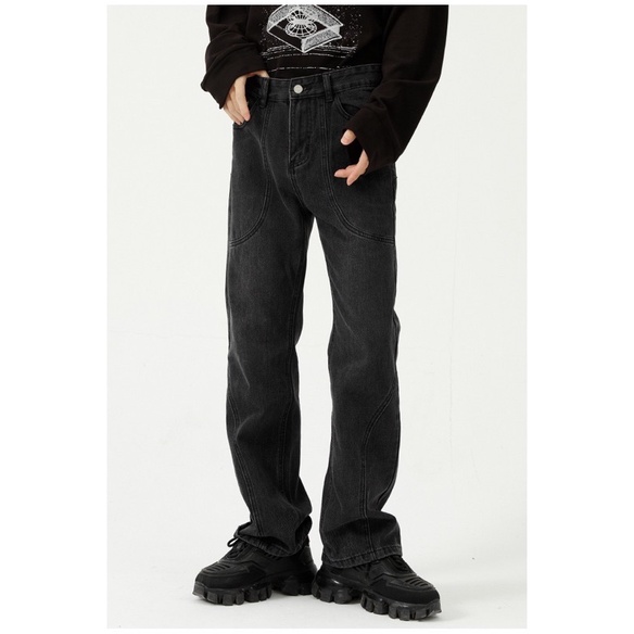 Quần ống loe curveline Brokeboiz