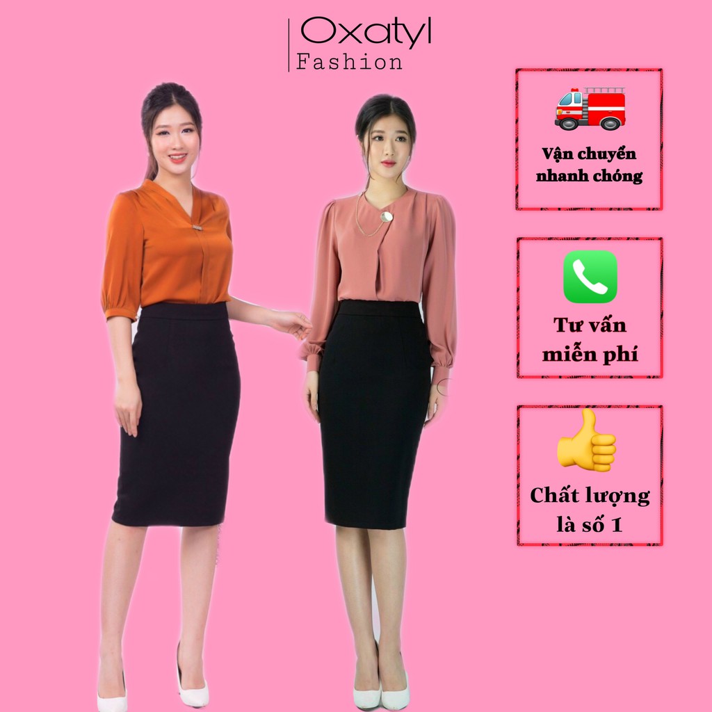 🌸 Chân váy bút chì sẻ sau dáng dài/chân váy đẹp/ chân váy công sở/ chân váy dài | BigBuy360 - bigbuy360.vn