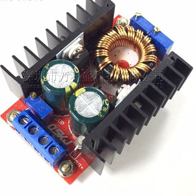 Bộ ổn áp điện áp 80W  tăng áp Buck liên tục Dòng điện áp không đổi Mô-đun sạc 10-35 đến 1-35V
