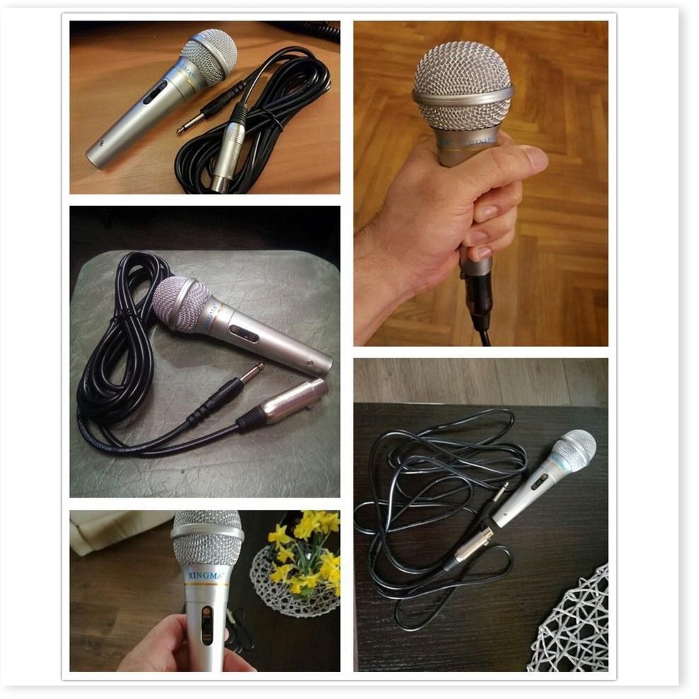 Mic hát karaoke CHỐNG HÚ RÍT, Micro Karaoke XINGMA AK-319  lọc âm cực tốt - Giá siêu rẻ - Bảo hành uy tín SCG 24h