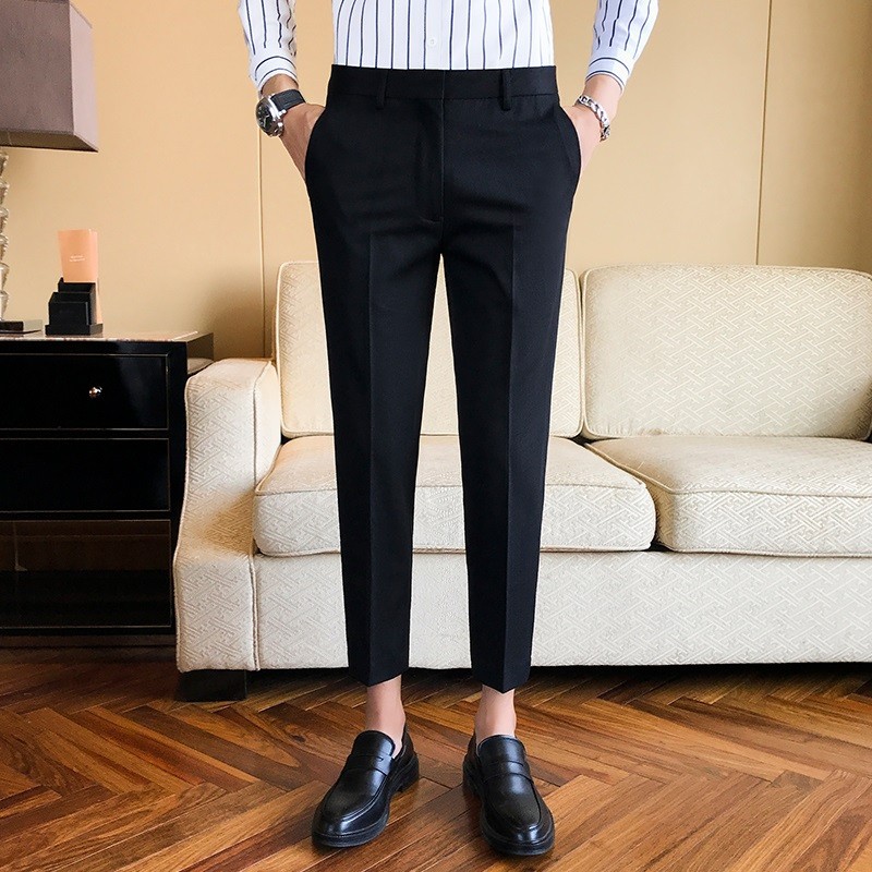 Quần âu nam cao cấp chất vải tuyết mưa , co giãn 4 chiều dáng ôm body chống nhăn ,chống xù tuyệt đối | BigBuy360 - bigbuy360.vn