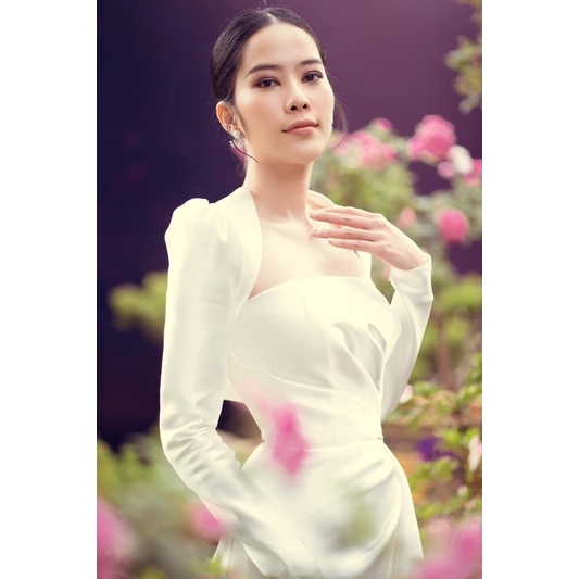 Đầm body tay dài mặc cưới nhẹ nhàng sang trọng hoặc dự tiệc MYMY02 - size S/M/L - MS186Y