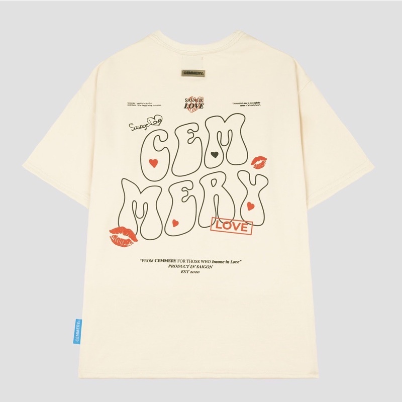 Áo Thun LocalBrand Cemmery " LUV TEE "