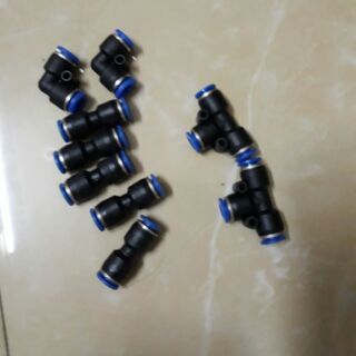 Nối nhanh thẳng,T,L phi 6mm