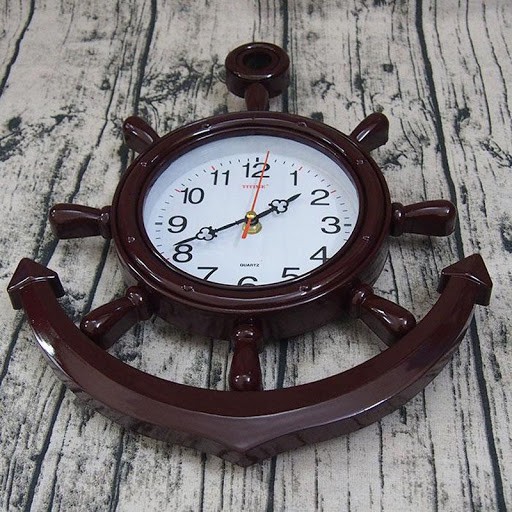 ĐỒNG HỒ TREO TƯỜNG HÌNH MỎ NEO GIÁ RẺ,TRANG TRÍ NHÀCỬA ,ĐỒNG HỒ TRANG TRÍ