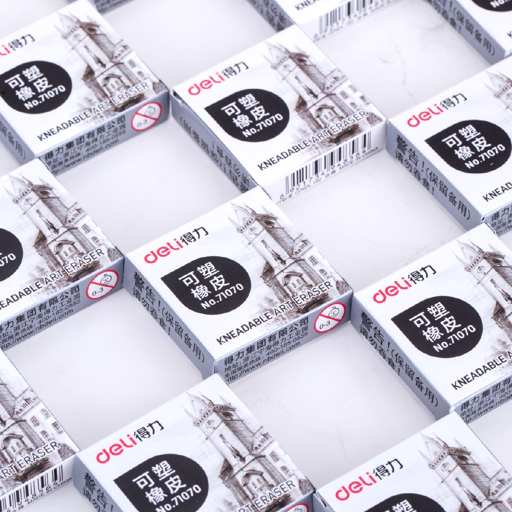 Cục tẩy bút chì Deli dành cho học sinh tiện dụng 71070