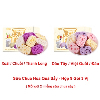 [XẢ KHO] Sữa Chua Sấy Khô Vị Hoa Quả - Hộp 9 Vị