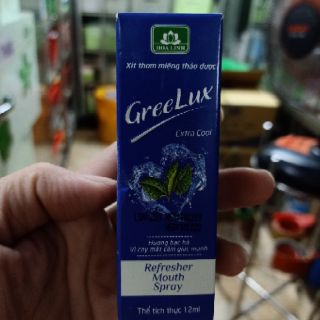 Xịt khử mùi Thơm Miệng Greelux extra cool