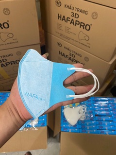 Khẩu trang 3D hafapro hàng công ty ( hộp 10 cái )
