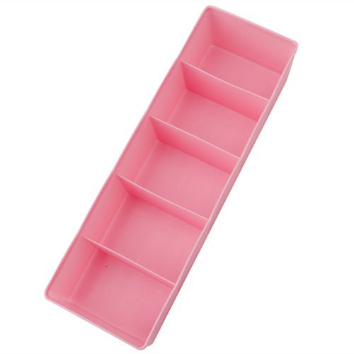 Hộp Nhựa 5 Ngăn Đựng Đồ Lót Tiện Lợi - Hộp nhựa để ngăn tủ đựng tất, vớ, đồ lót tiện dụng