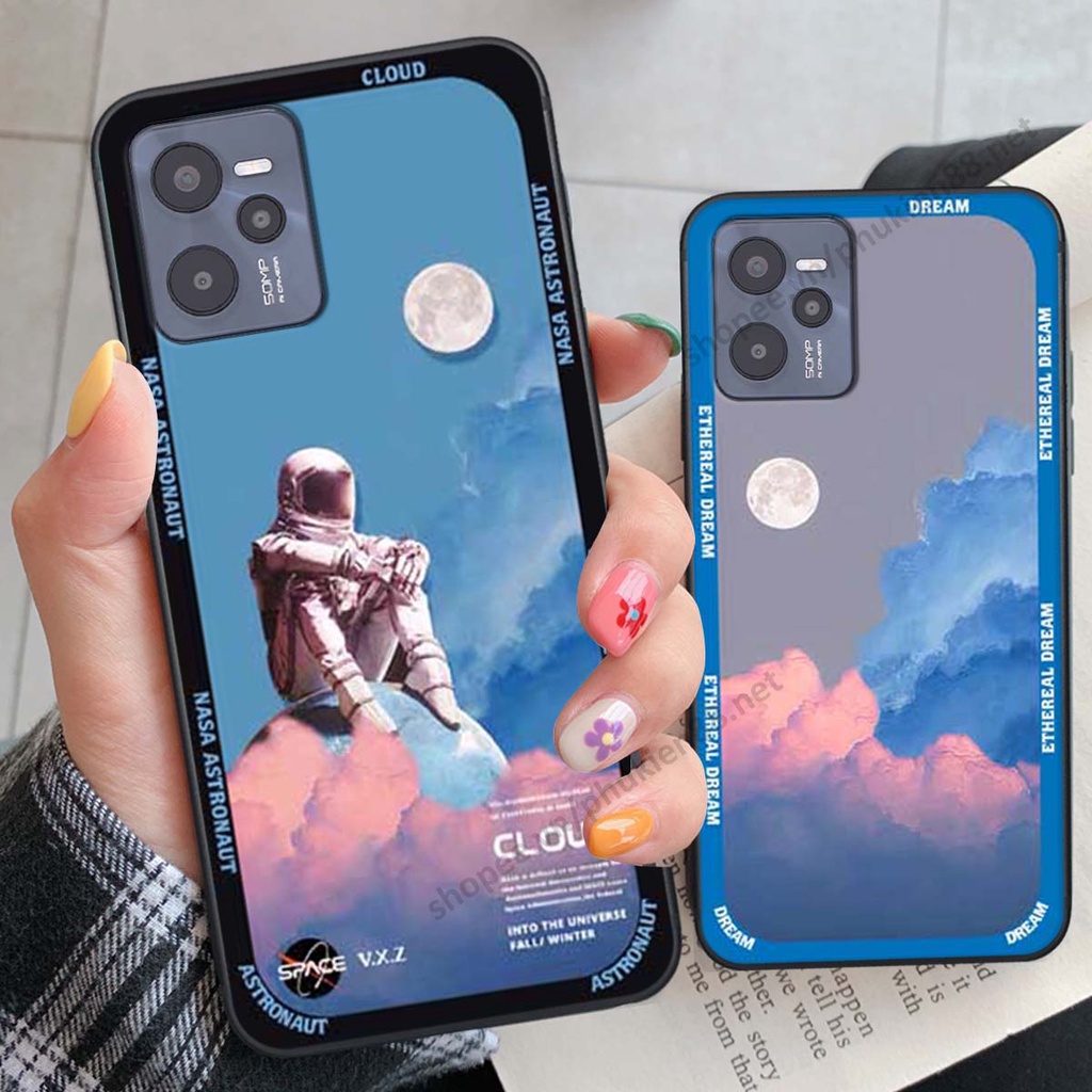 Ốp Realme C35 hình vũ trụ, mountain, cloud phong cách cá tính