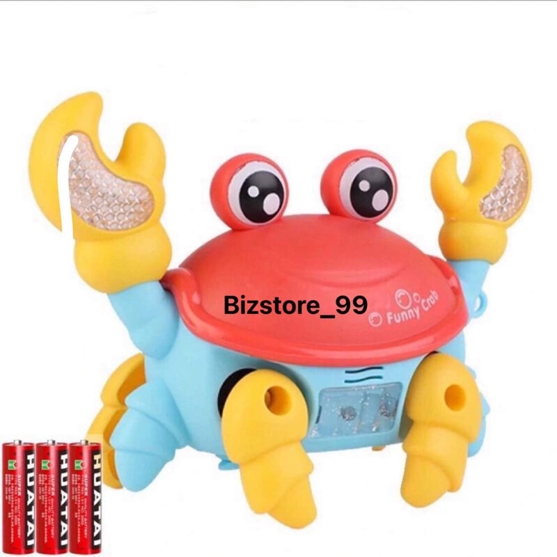 ĐỒ CHƠI CON CUA CHẠY PIN CÓ NHẠC PHÁT SÁNG