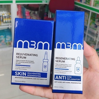 Tinh chất cho da mụn Acne Solution Serum M3M, Tặng 1 Regenerating Serum M3M