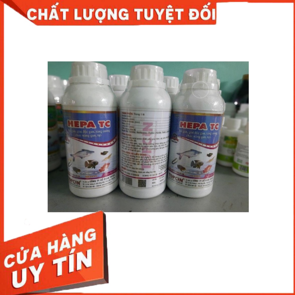 Hepa TC Bổ Gan Cho Tôm, Cá, Lươn, Ếch  - Thuốc Thủy Sản Minh Tuệ