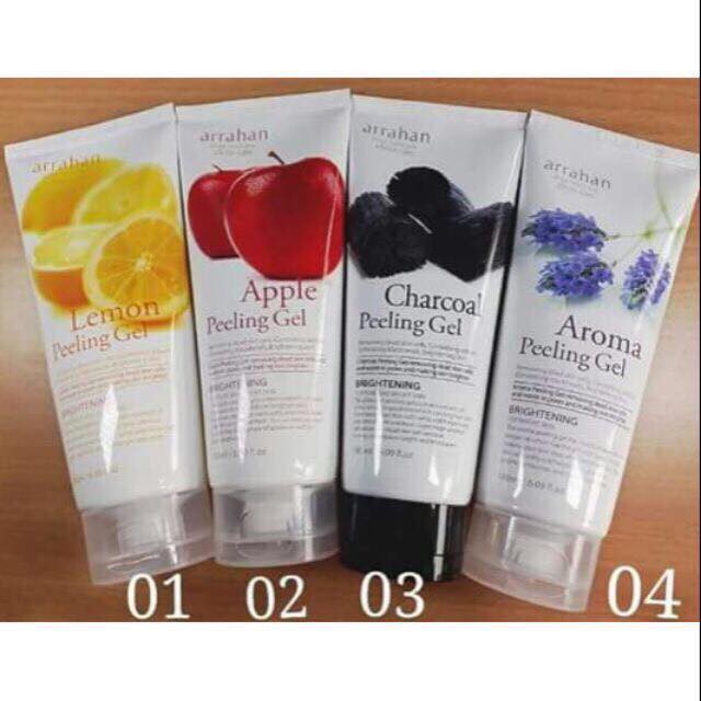 Tẩy tế bào chết ⚜️FREESHIP⚜️ Gel tẩy da chết Arrahan Whitening Peeling Gel 180g