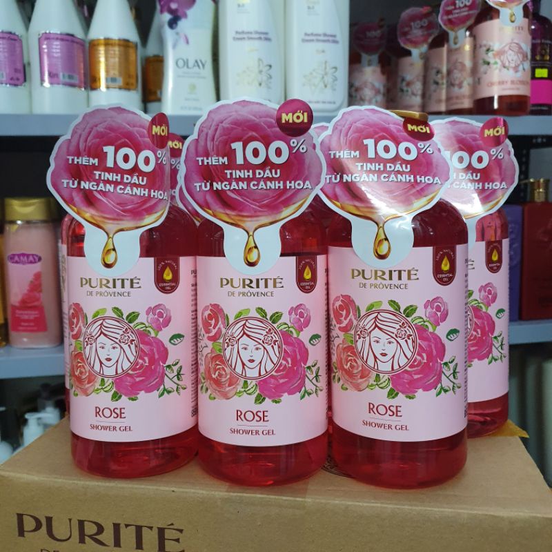 Sữa tắm hương hoa hồng rose Purite by Provence Shower Gel 850ML