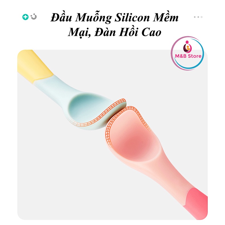 Muỗng 2 Đầu Đa Năng, Chất Liệu Thép Không Gỉ, Silicon - KUB