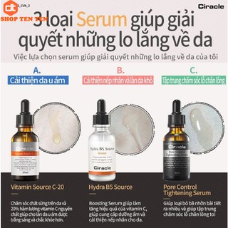 Tinh chất phục hồi da tổn thương Ciracle Hydra B5 Source Wrinkle