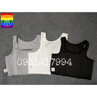 Áo nịt ngực ngắn dạng tròng (không gài, không khóa kéo) - Sản phẩm chuyên dùng cho Tomboy, Transguy