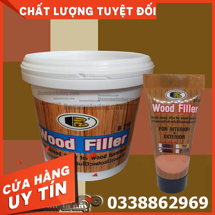 Bột trét vết nứt gỗ WOOD FILLER Bosny